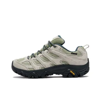 MERRELL Low Top Hiking Shoes Men's Brown Green