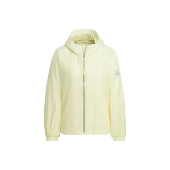Adidas MODERN TECH WOVEN Jacket Women's Powder Yellow/Metallic Silver