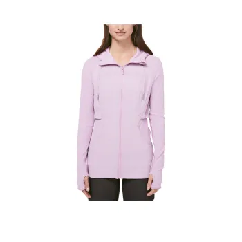 Lululemon Dance Studio Rib Sleeve Coat Jacket Women's Purple Pink