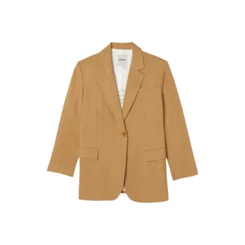Sandro Business Suits Women's Beige Yellow