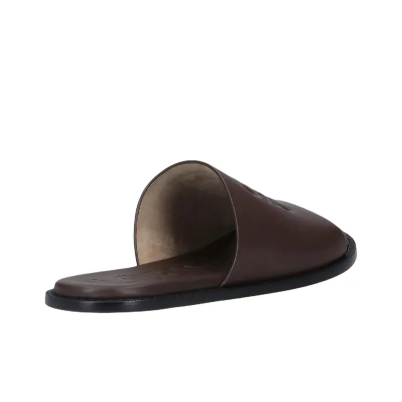 LOEWE Slip Resistant Slide Slippers Men's Brown-3
