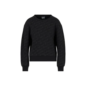 EMPORIO ARMANI EA7 SS24 Sweatshirt Women's Black