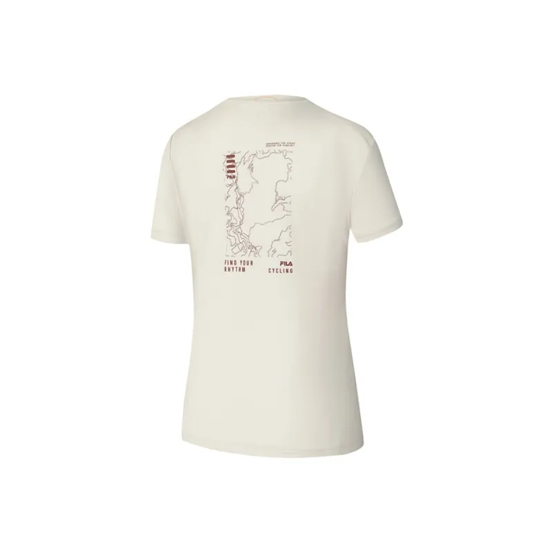 FILA CYCLING T Shirt Women's Light Khaki-1