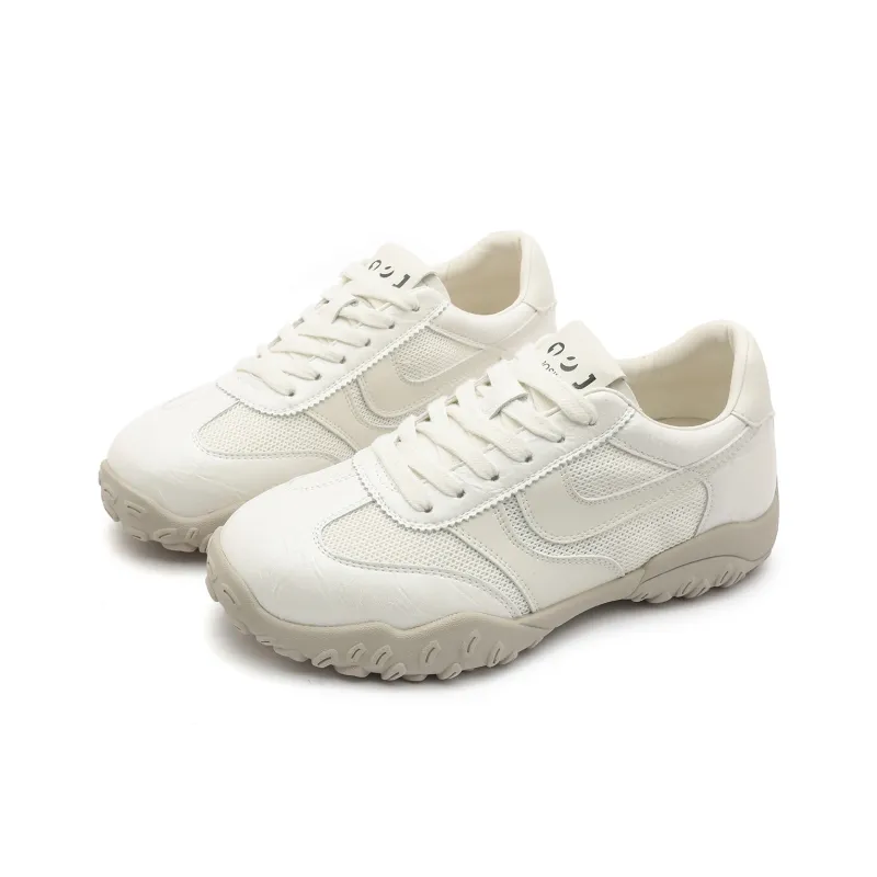 JOSINY Shock Absorbing, Non Slip, Wear Resistant, Breathable And Lightweight Casual Shoes Women's Ecru-2