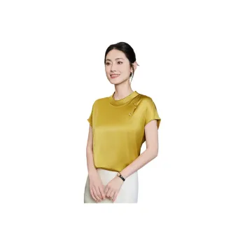 Yi Mengyuan Short Sleeved Silk Shirt Women's
