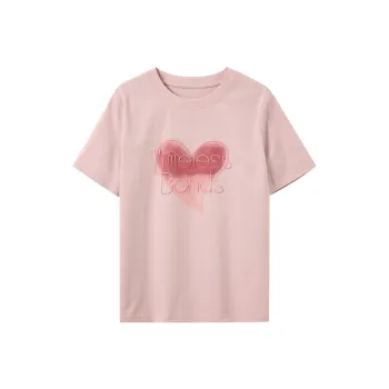 3COLOUR T Shirts Women's Cherry Blossom Pink