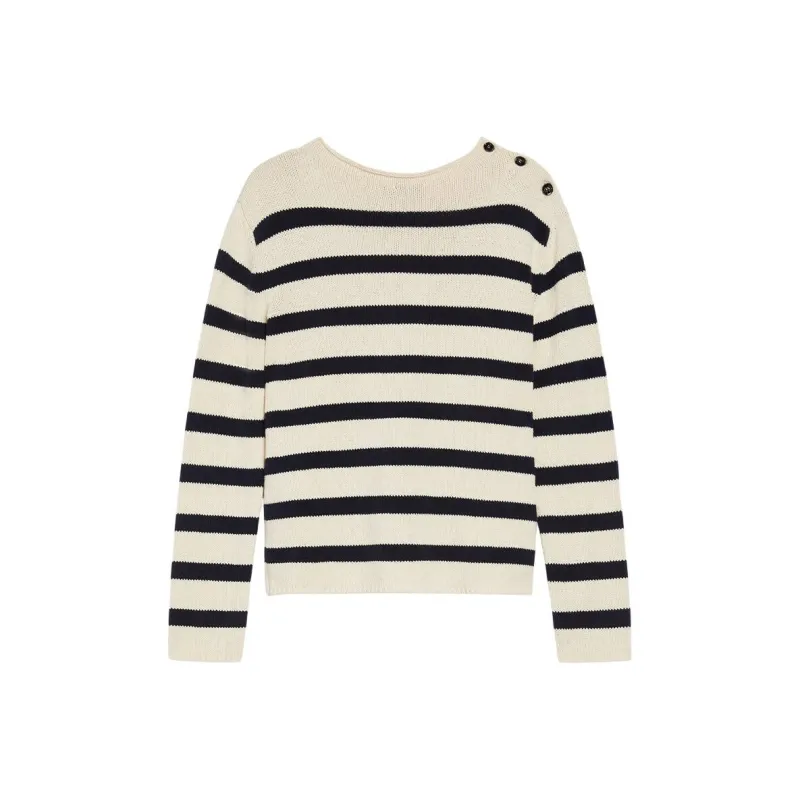 WEEKEND MaxMara Vibo Striped Crewneck Jumper-0
