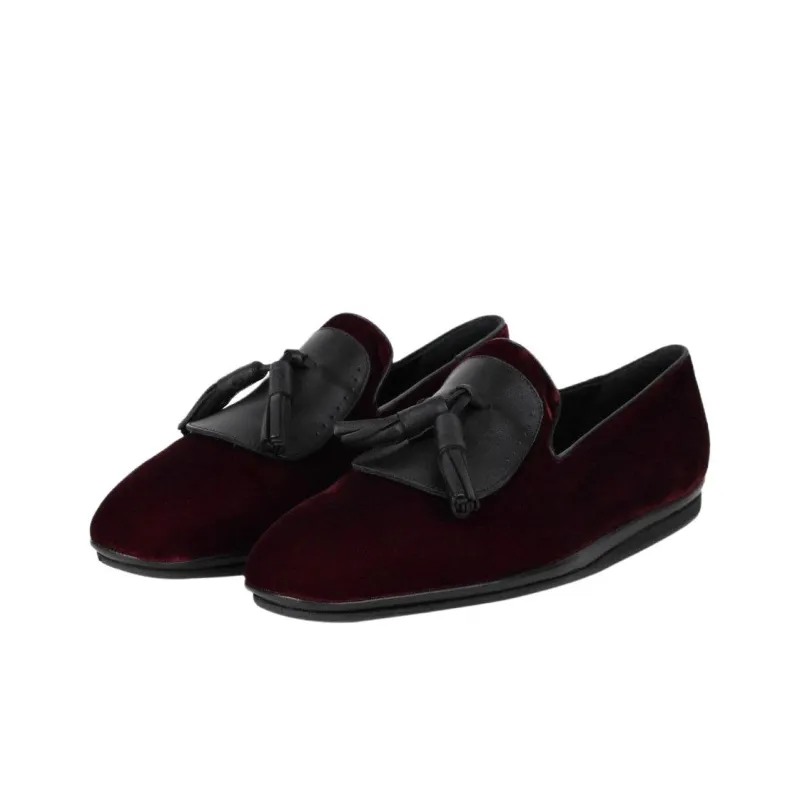 FERRAGAMO Finnegan Casual Shoes Men's Dark Red-3