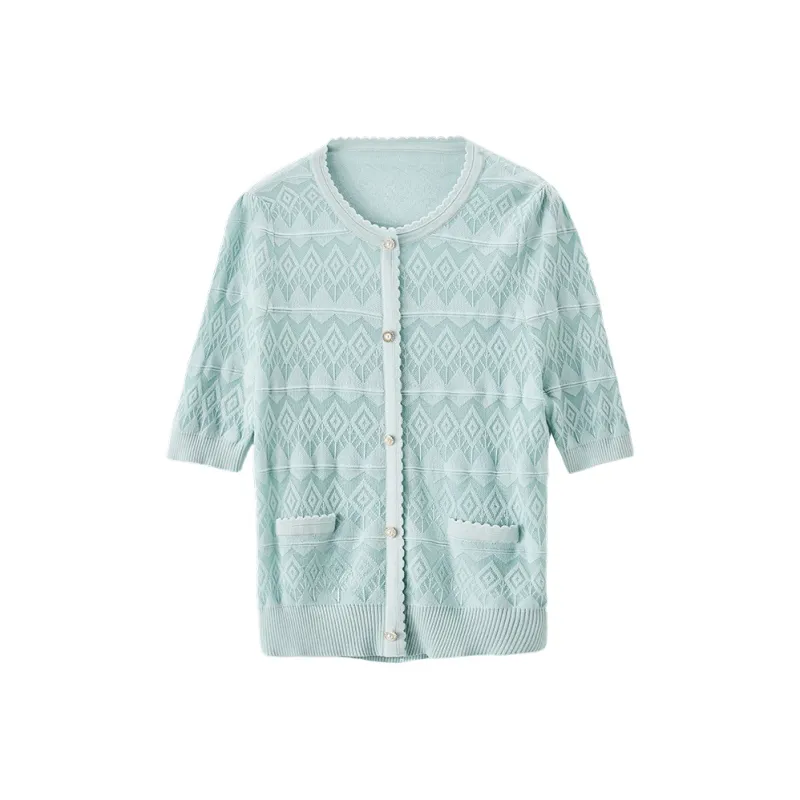 XIANGYING Knitwear Women's Green-0