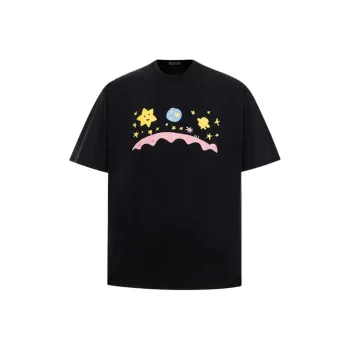 Columtomy T Shirts Unisex Washed Faded Black
