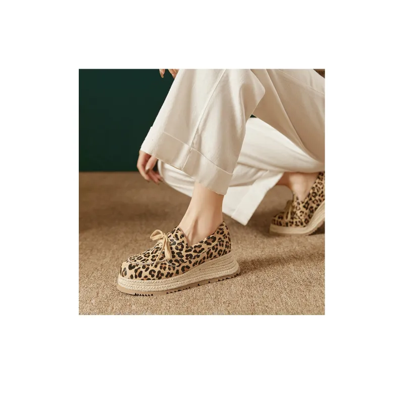 Echo&yolo Espadrilles Women's Leopard Print-1