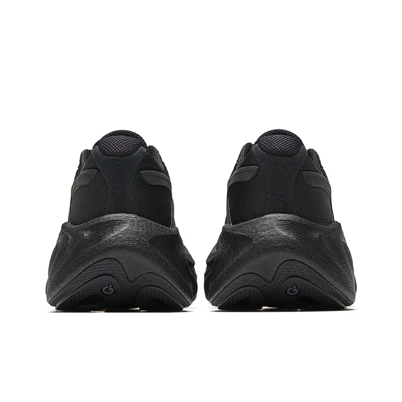 Anta Riding The Wind 2 Anti Slip Wear Resistant Low Top Casual Running Shoes Women's Basic Black-3