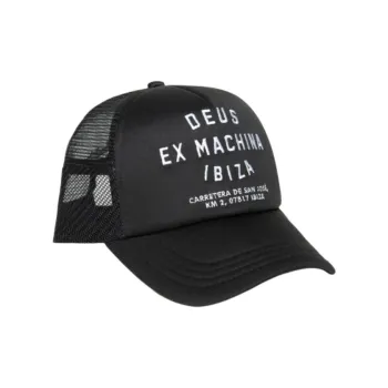 Deus Ex Machina Polyester Baseball Caps Unisex Black