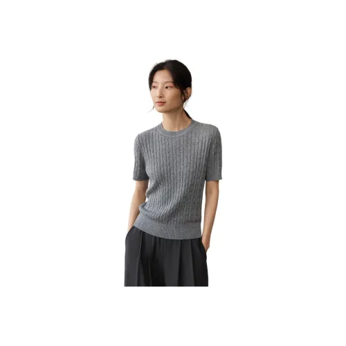 WHITEALLUSION Knitwear Women's Gray