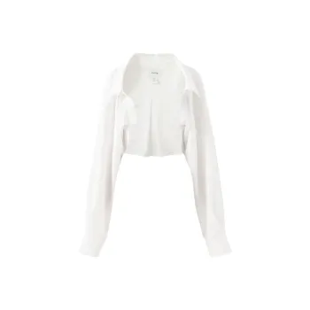 NOT YOUR ROSE Baby Shirts Bolero Shirt Women's White/White