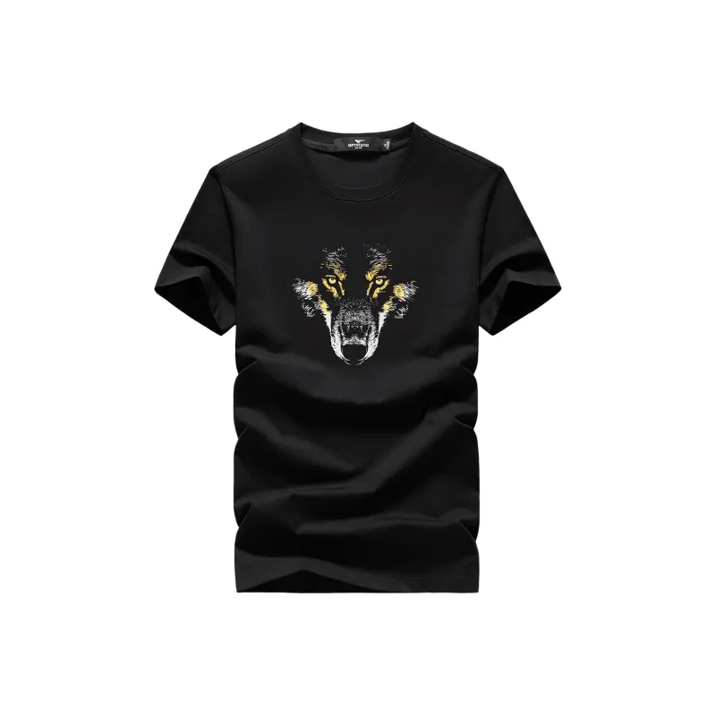 SEPTWOLVES T Shirts Unisex Black-0
