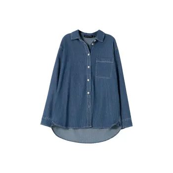 SOON FLOWER Shirts Women's Blue