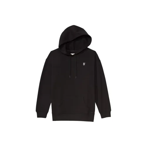 Victoria's Secret VICTORIA'S SECRET/Cotton Fleece Hoodie/Black Sweatshirt Women's Black