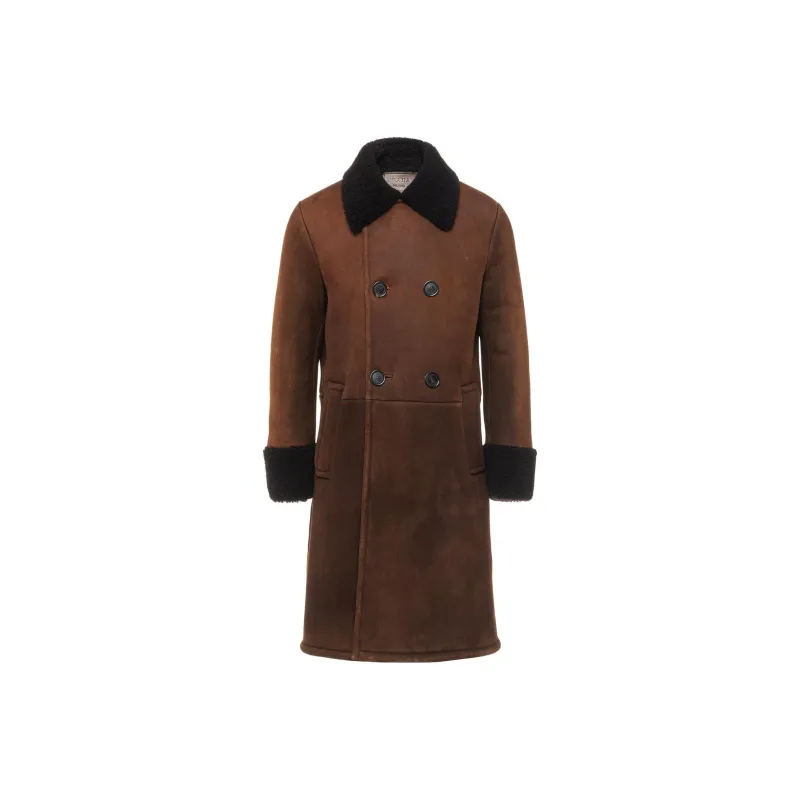 PRADA Double Breasted Mid Length Coat-0