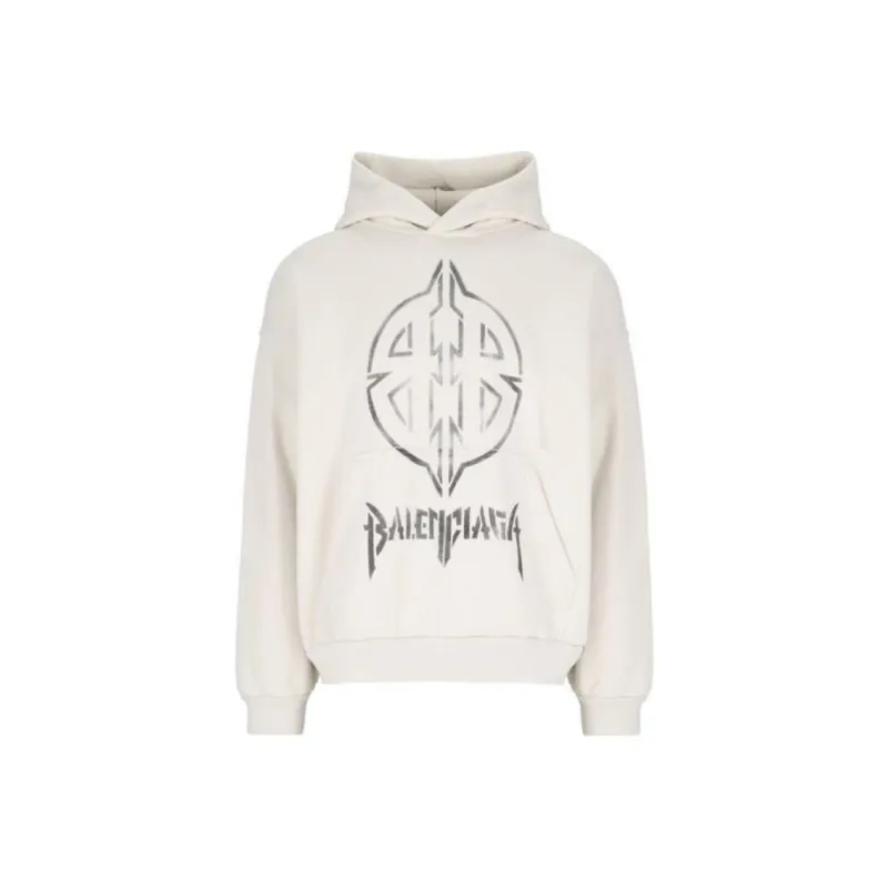 Balenciaga Logo Printed Hoodie-0