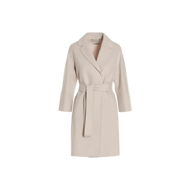 MaxMara Arona Belted Long-Sleeved Coat-0