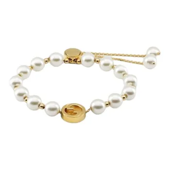 GUCCI Brass Bracelets Unisex Gold