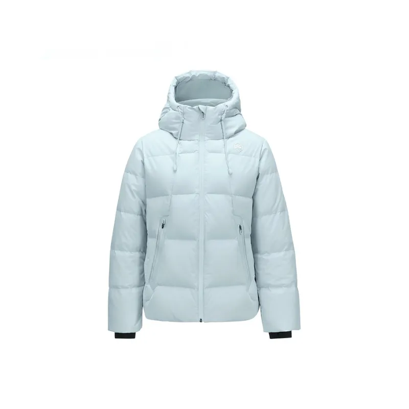 Skechers Comfort Sports Series Down Jacket Women's Pearl Blue-0