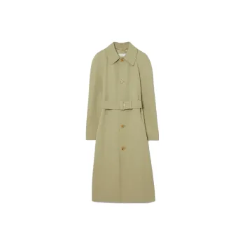Burberry Belted Wool Trench Coat