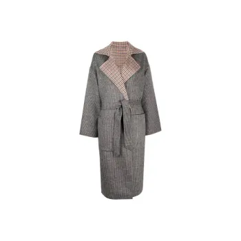 NANUSHKA Reversible Check Coat