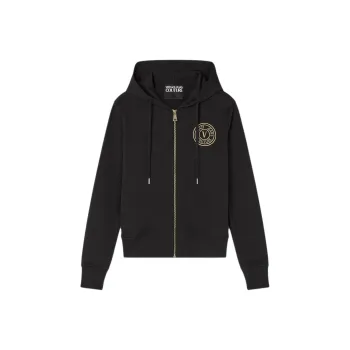 VERSACE V-Emblem Sweatshirt Women's Black