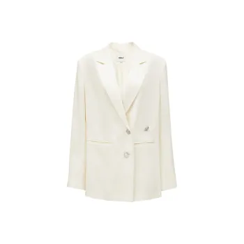 ONLY Business Suits Women's White Asparagus
