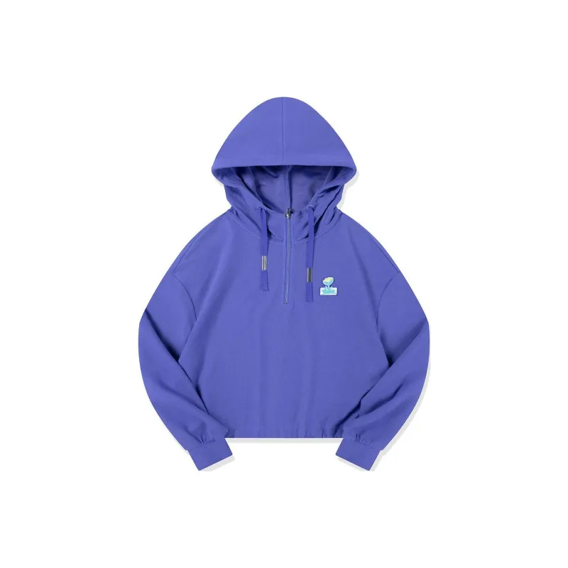 QIAODAN Sweatshirt Women's Paisley Purple-0