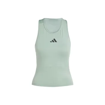 Adidas 3 StripesPower Tank Top Women's Silver Green