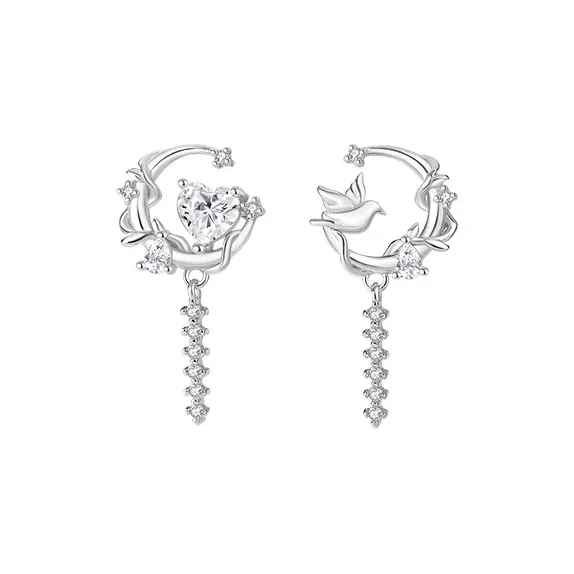 OGDAID S925 Silver Earrings Women's-0