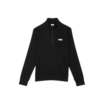 PUMA ESS HALF ZIP TR Sweatshirt Women's Black