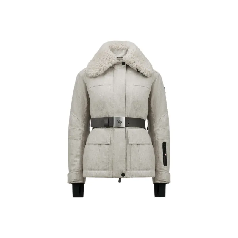 Moncler FW24 Down Jacket Women's Light Gray-0
