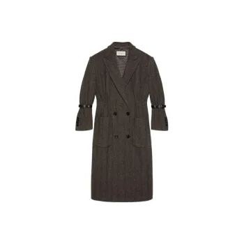 GUCCI Coats Women's Dark Gray