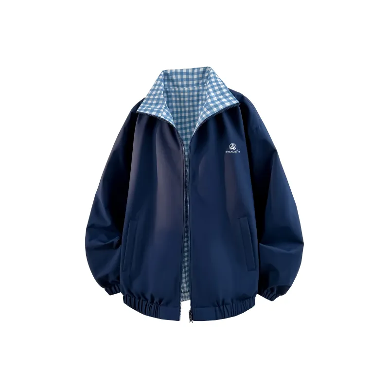 Warrior Huichao Riding The Wind Collection Jackets Coats Unisex Navy Blue-0