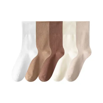 Yalu Mid Calf Socks Women's 5 Pack