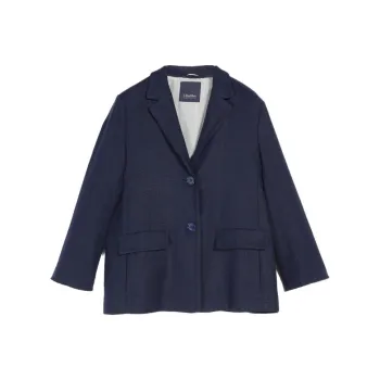 'S MAX MARA Business Suit Coat Women's Dark Blue