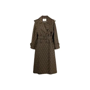 FENDI Coats Women's Camel
