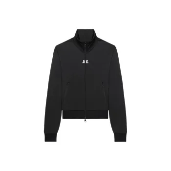COURREGES Tracksuit Interlock Jacket 'Black'