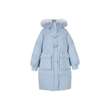 XIANGYING Down Jacket Women's Blue