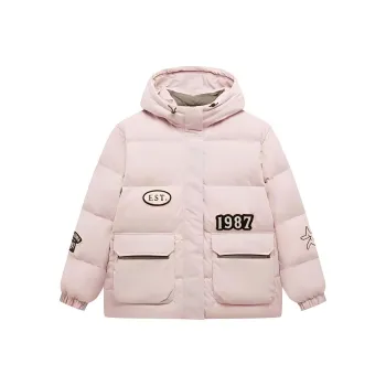 XTEP Down Jacket Women's Moonlit Pink/Dusty Brown