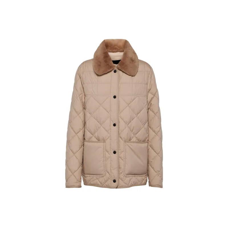 Moncler Down Jackets Women's Khaki-0