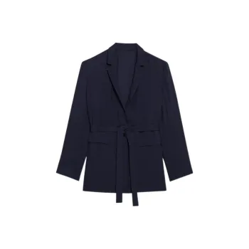 THEORY Business Suits Women's Navy Blue