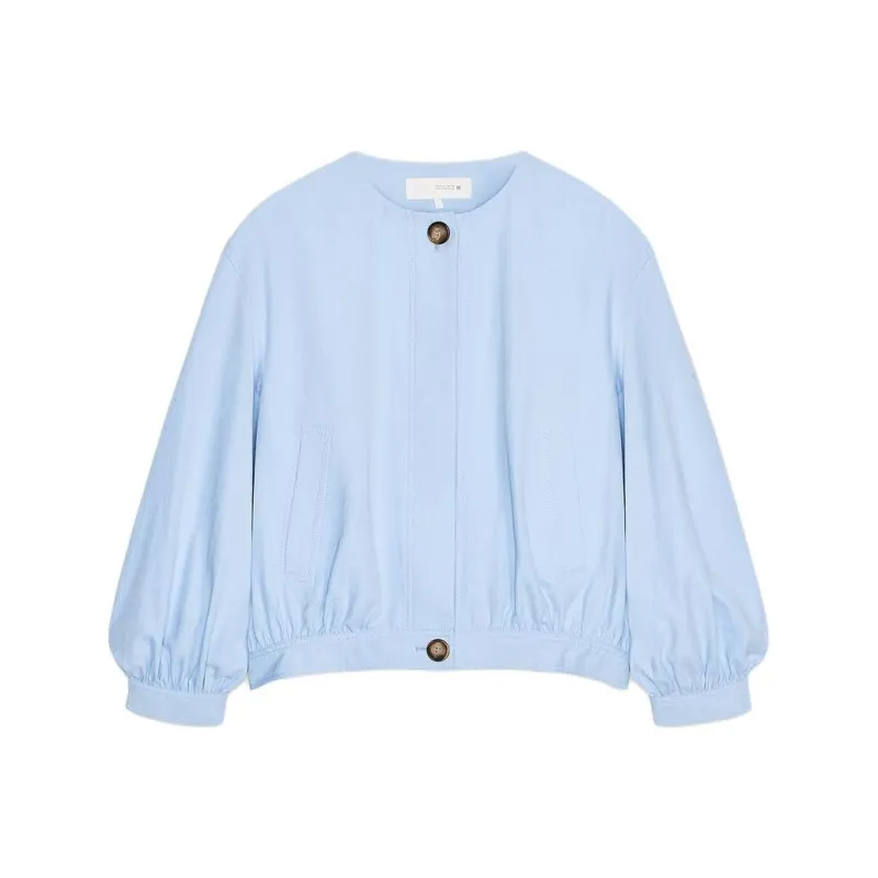 ZARA Jackets & Coats Women's Light Blue-0