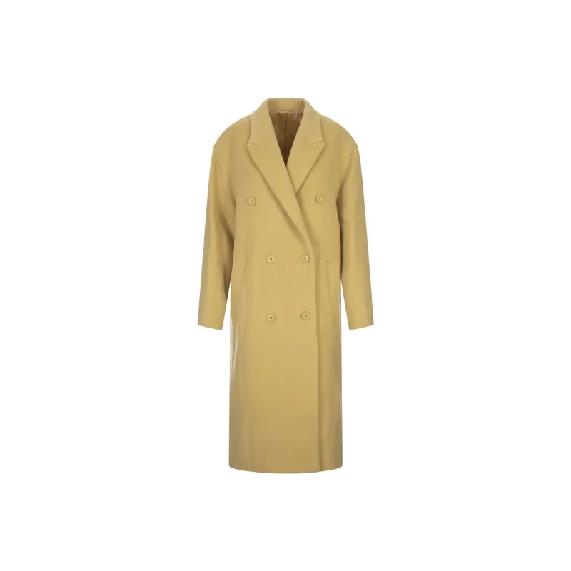 ISABEL MARANT Theodore Double Breasted Mid Length Coat-0