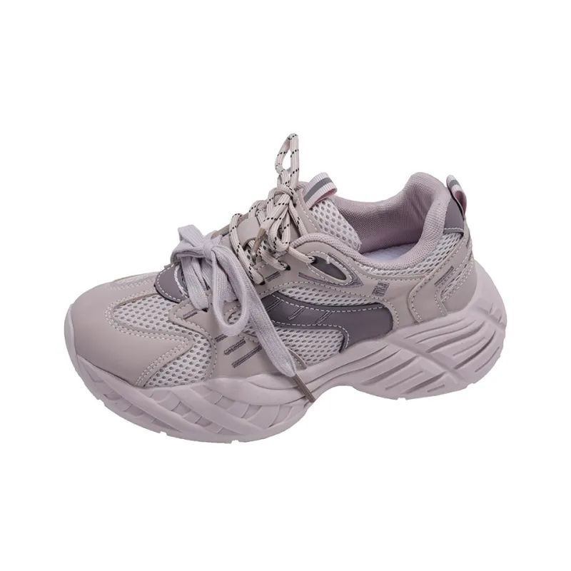 Boldi Kuki Slip Resistant, Height Increasing, And Breathable Low Top Chunky Sneakers Women's-11