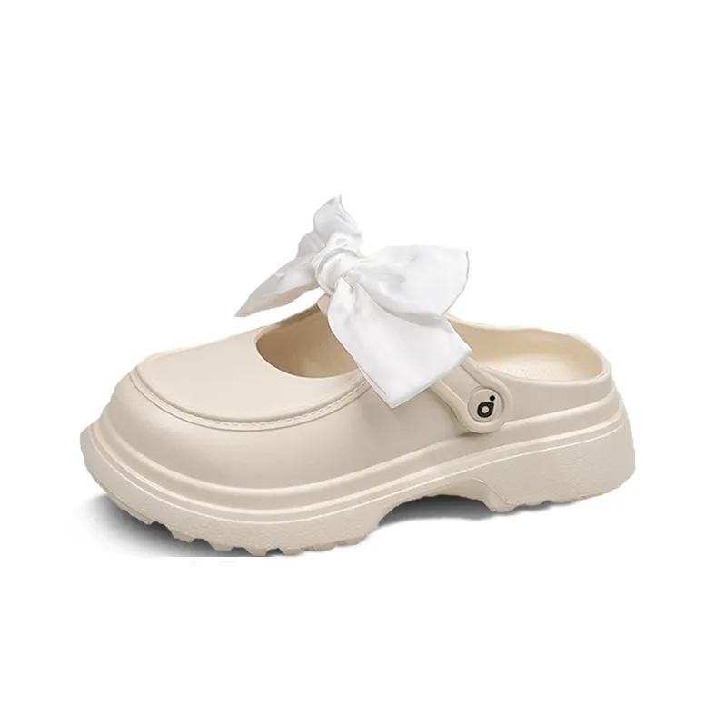 AFJI Rubber Sole Abrasion Resistant Closed Toe Slippers Women's-0